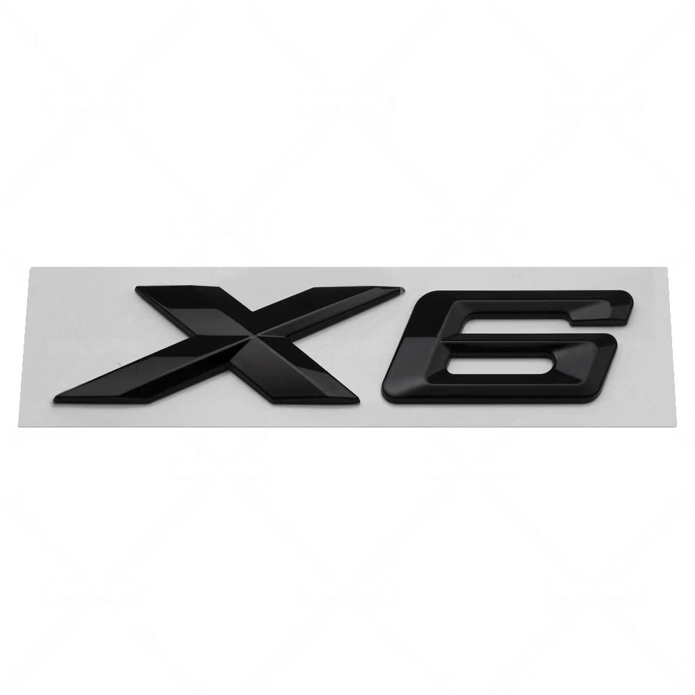 3D ABS GT X1~X7 Letter Badge Sticker Rear Trunk emblem Decal High-Quality Automotive Exterior Accessories