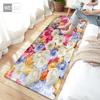 Floral Rug Runner Bedroom Bedside Mat  Kitchen Mat Colorful Rose Carpet Living Room