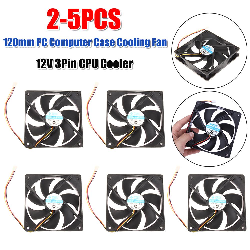 120mm Case Fan 12V 3Pin Portable Computer Case Cooler 1300RPM PC CPU Cooling Cooler Fan PC Case CPU Cooling Cooler Fan for PC