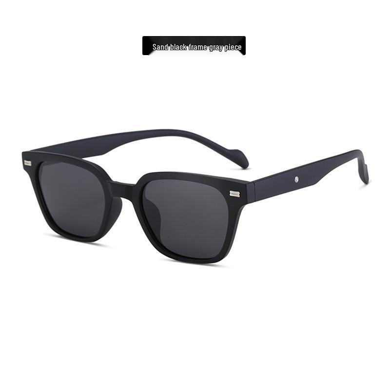 Men's High-End European & American Small Frame Polarized Sunglasses - UV Protection for Driving