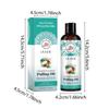 Coconut Mouthwash For Fresh Breath And Teeth Whitening Remove Bad Odor Plaque Tartar Alcohol Free Gentle Oral Care Rinse 100Ml