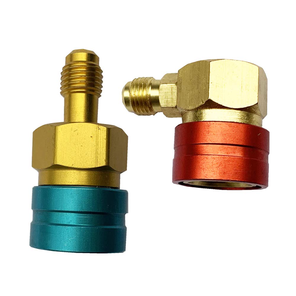 R1234YF Gas Charge Conversion Adapter Quick Coupler for High Pressure Low Pressure Valve Type Joint Filler