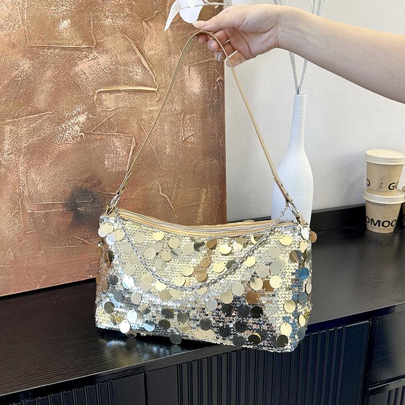 Summer Sequins Fashion Trend Shoulder Underarm Bag Spice Girls Shoulder Underarm Tote Bag