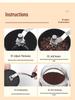 Manual Coffee Bean Grinder: Hand-Crank, Double Bearing, Ceramic Grinding Core