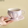 Floral Reliefs Classical Ceramic Cup&saucer Teapot Dining Table Coffee Mug Milk Mugs Afternoon Tea Teacup Fruit Juice Container