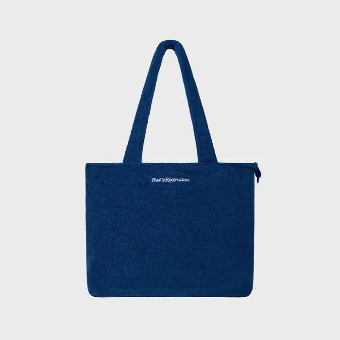 TERRY BEACH BAG (BLUE)