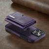 Luxury Detachable Magnetic Leather Phone Wallet Case Stand For iPhone 17 Air 16 15 Plus 13 12 Pro Max Samsung S26 S25 S24 Ultra Google Card Slot Cover