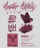 MONSTER REPUBLIC Fly Burgundy Red Sweatshirt Melange Gray
