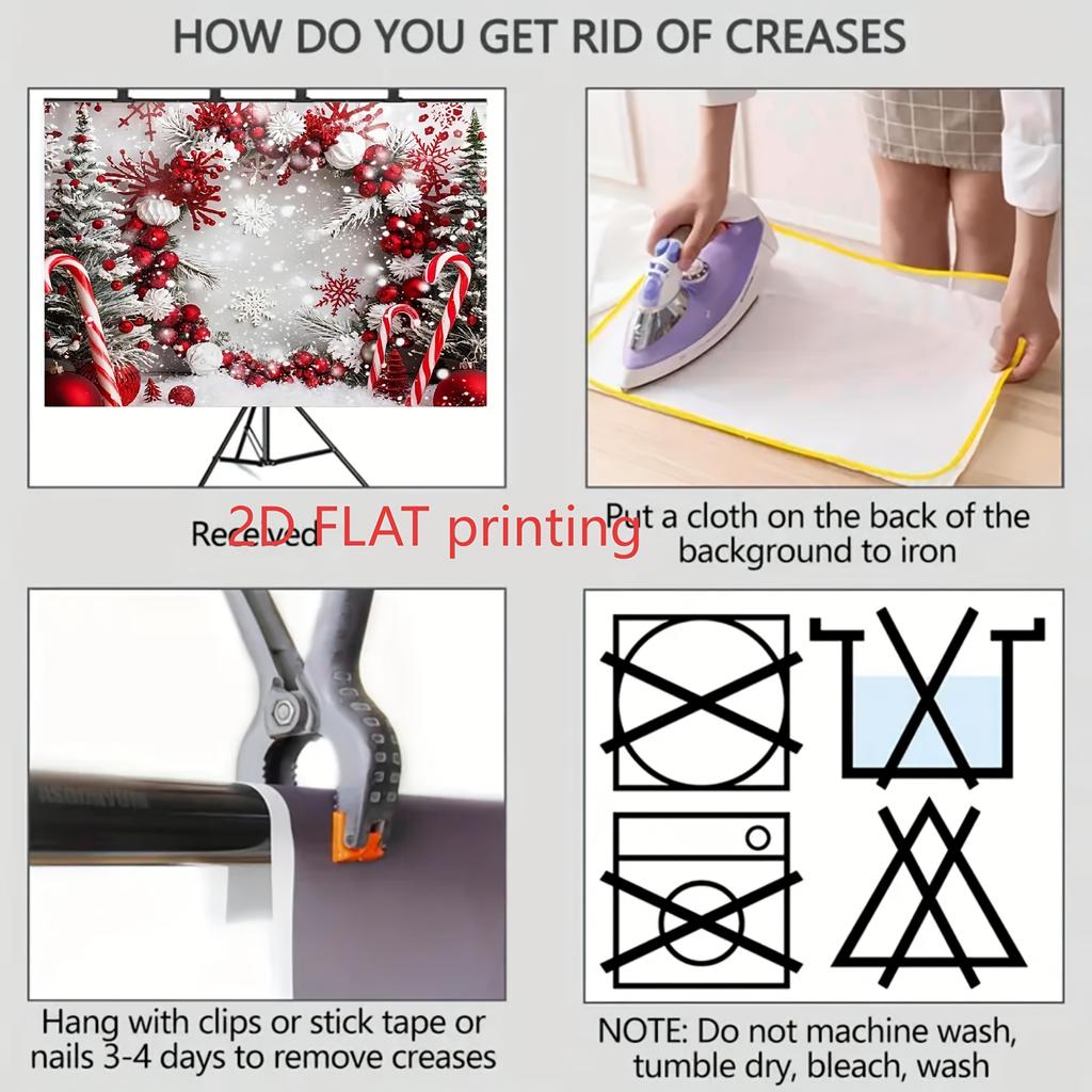 Winter Christmas  Decoration Background Winter Backdrop Decorations For Photo Studio Photo Booth Christams Party