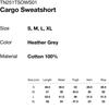 Thisisneverthat Cargo Sweatshort Heather Grey