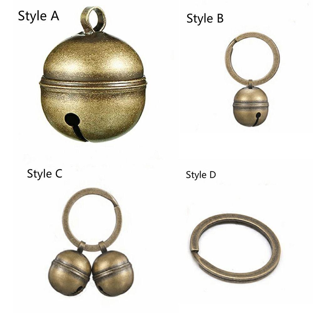 Collar Key Rings Bell Pendant DIY For Christmas Tree Jingling Bells Cat Bell Pet Pendant Key Ring