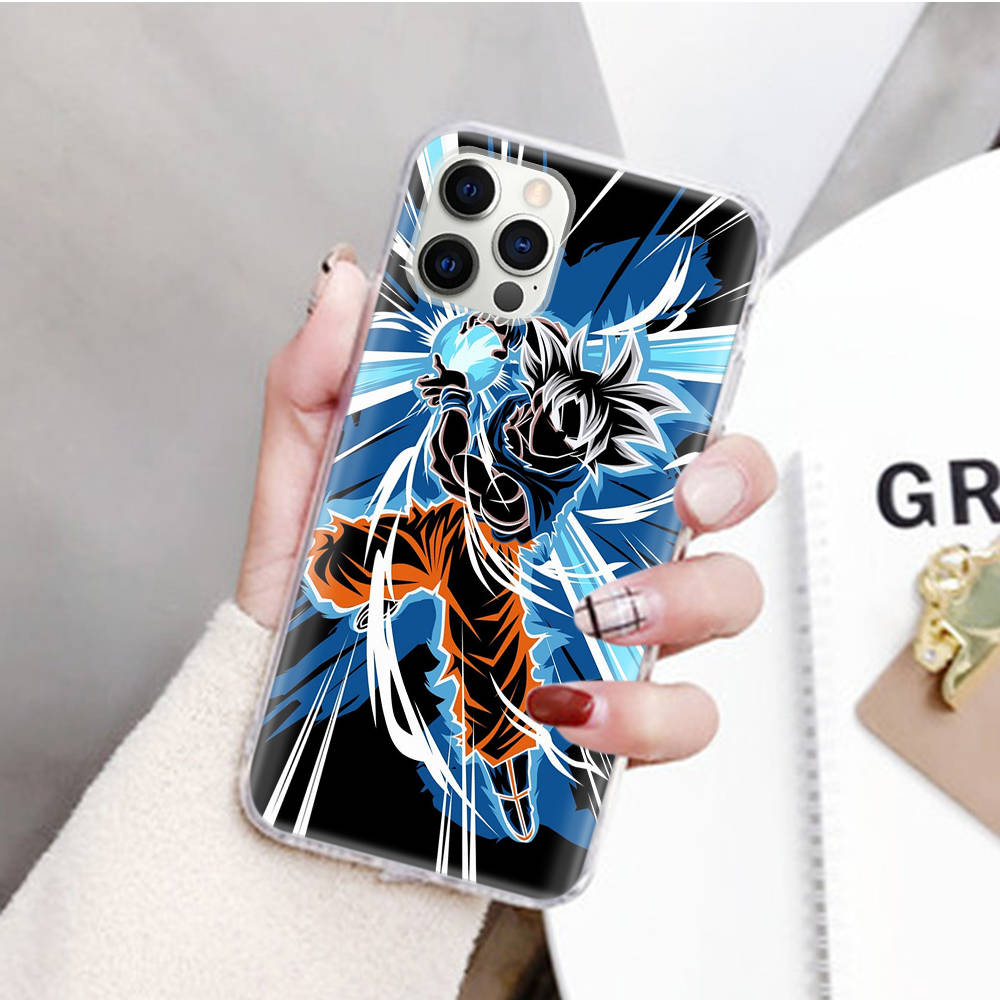 JW55 Dragon Ball Z Transparent Case for Samsung A04 A14 A23 M33 M53 Realme 10 9 C35 C55 VIVO Y02 X80 Infinix Hot 30 Note 11 Tecno Spark 8P Pro