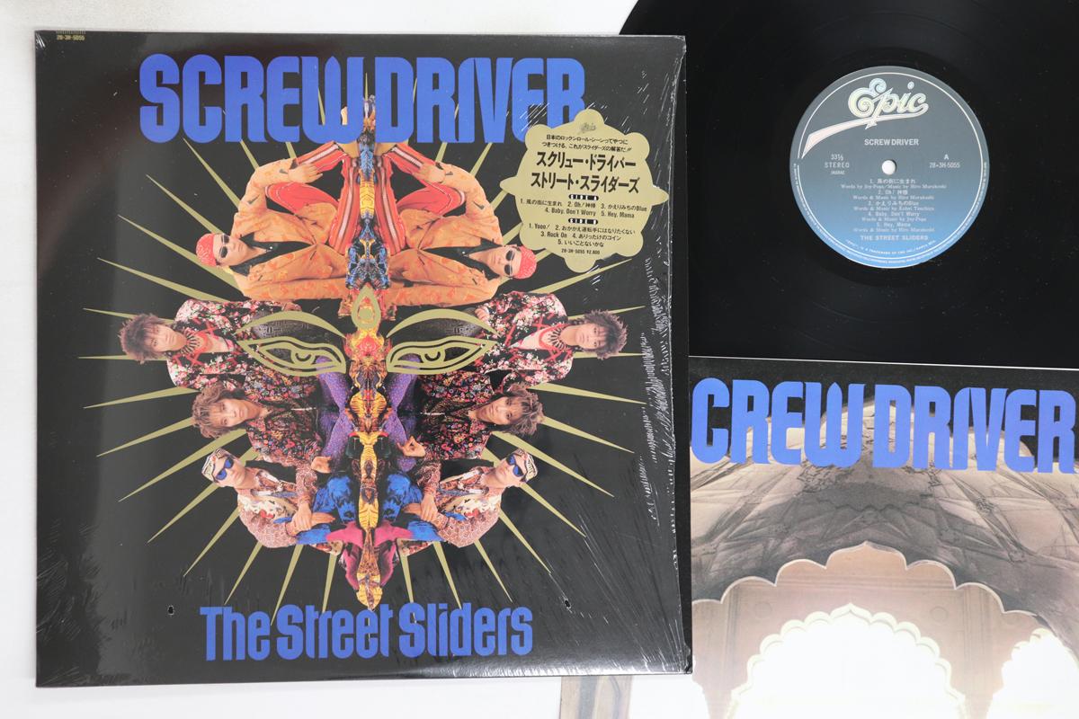 

Виниловая пластинка STREET SLIDERS Screw Driver 283H5055 EPIC 1989 Япония Японский PopRock Б/у