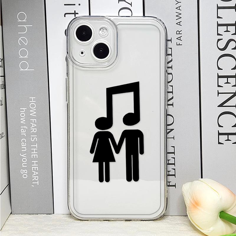 Personalized Creative Pattern Phone Case for IPhone 16 Pro Max 15 14 13 12 11 Mini X XR XSMAX SE2 7 8Plus Transparent Soft Cover