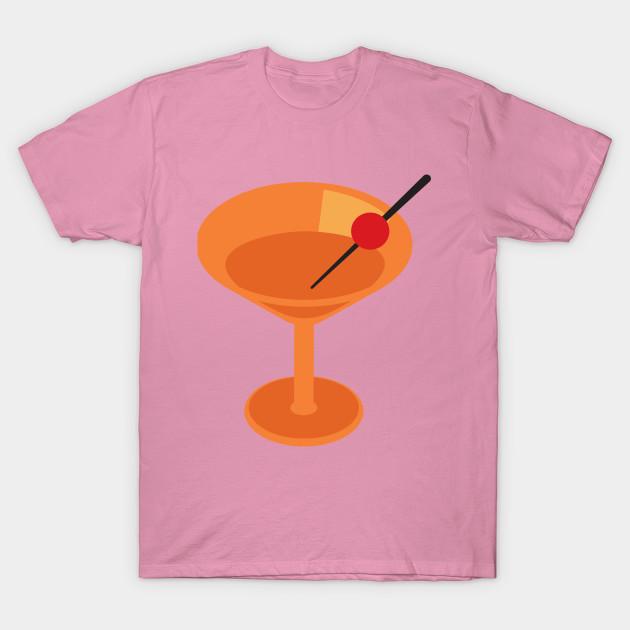 T-Shirt Damen Cocktail Harajuku Print Kawaii T-Shirt Sommer Kurzarm Damen T-Shirt Top Tee