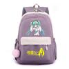 Anime Peripheral Hatsune Future School Bag Backpack Cartoon Backpack Candy Color Large Capacity Student School Bag Stationery