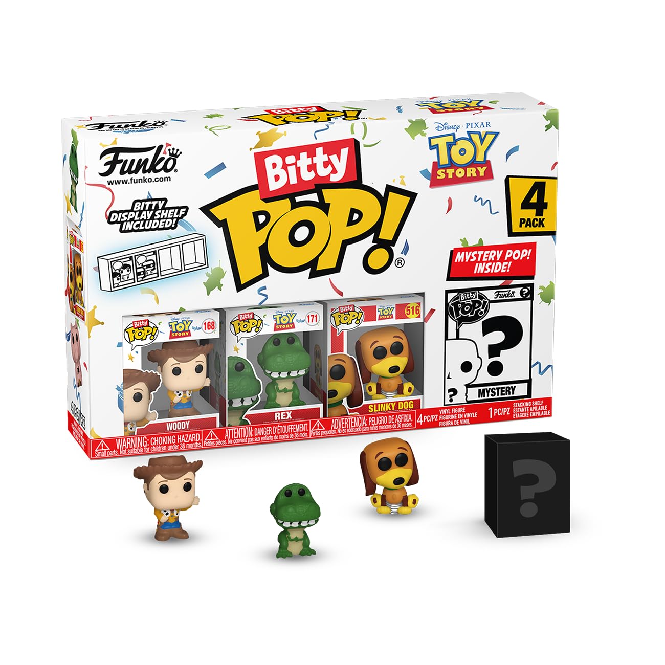 

Disney История игрушек Вуди Набор из 4 фигурок Funko Bitty POP Disney Funko