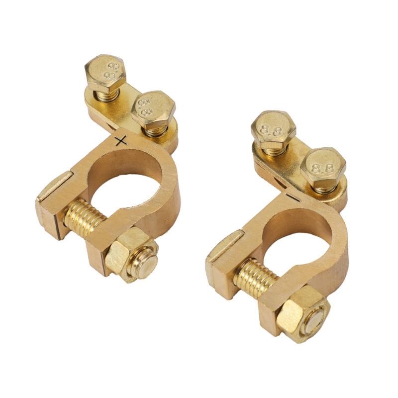Fast Mount Broad Suitability Automotive Battery Terminal Thickened Solid Copper Build Enables Quick Tool Less Assembly
