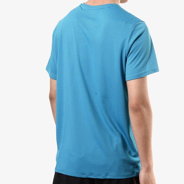 adidas T Shirts Men's Teal Crew Neck Moderate Straight Fit FJ1149