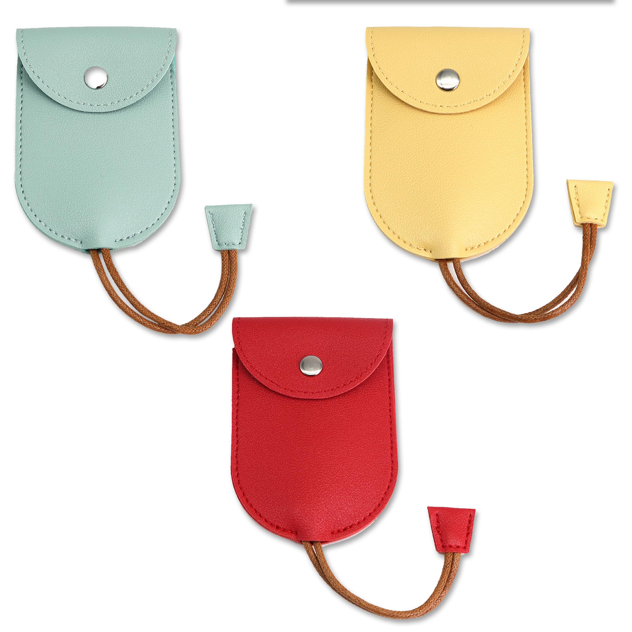 Felimoa Lucky Charm Small Item Colorful Keychain Set of 3 Case, Case, Cover,