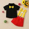 HTPARY Mouse Costume Includes and Bow Perfect for or as a Gift for Amusement Parks Kids' 3-Piece Set, Shirt, Pants, Tie, Halloween, Christmas,