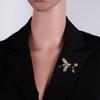 Bee Rhinestone Painting Oil Pin Versatile Animal Brooch