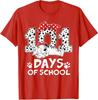 100 Days Of School Dalmatian Dog Smarter Cute Lover Unisex T-Shirt
