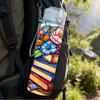 1PC Colorful Book Stack Rose Flower Art 750ml Color Plastic Sports Water Bottle Leakproof Flip Straw Lid Suitable for Sports Office Home Use