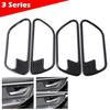 Real Carbon Fiber Inner Door Handle Cover Trim Set For BMW 3/4Series 3GT F30 F34