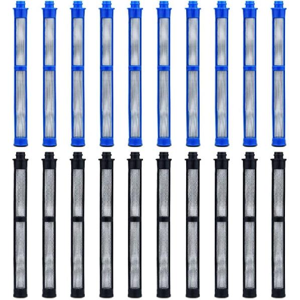 Airless Spray Gun Filter 287032 and 287033 Compatible with Suitable for Spray Gun Contractor II and FTx II Latex 60 Mesh 5pcs and 100 Mesh