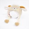 Thickened Lamb Beanie Caps Kawaii Children's Pullover Hats Winter Warm Hat  Outdoor Activities