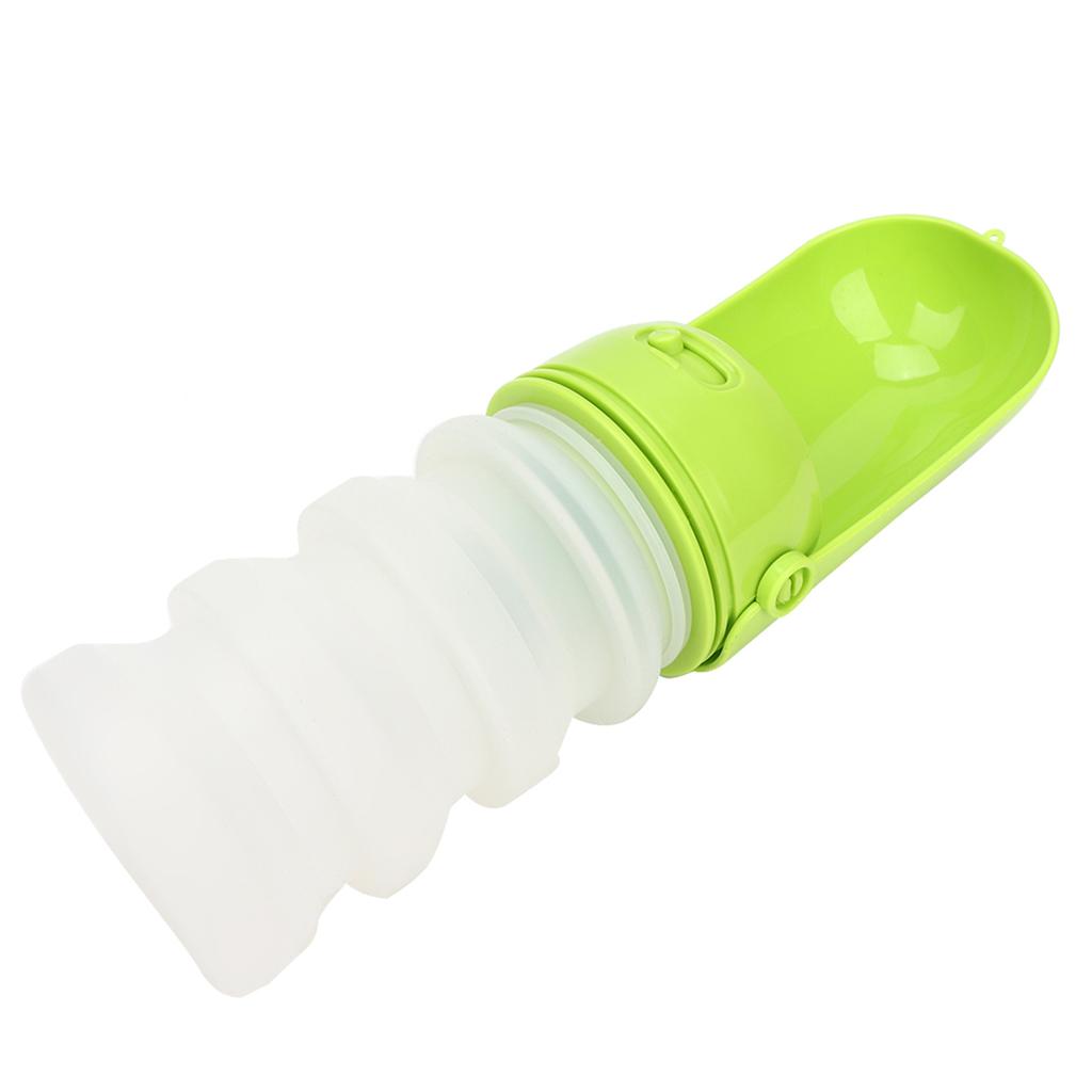 350ml Silicone Pet Outdoor Travel Portable Folding Drinking Water Bottle Kettle for Dogs Cats