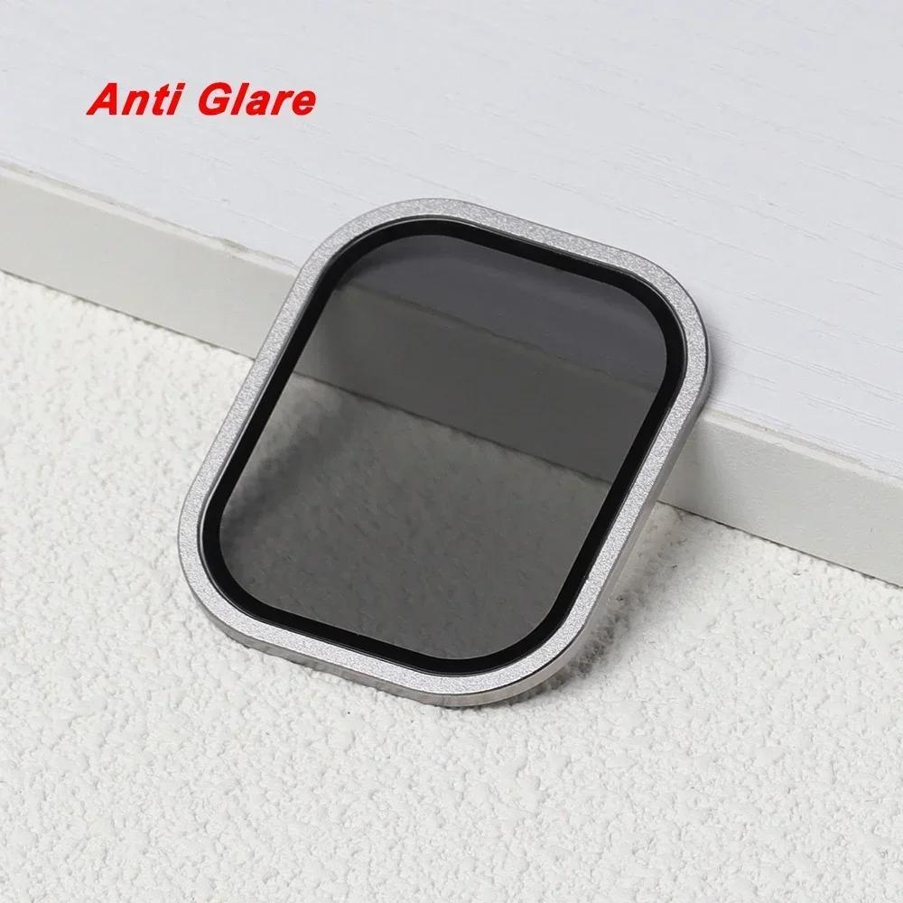 Screen Protector For Apple Watch Ultra 49mm Case Accessories Metal Cover Frame+Tempered Glass For iWatch Ultra 2 49mm Bezel Ring