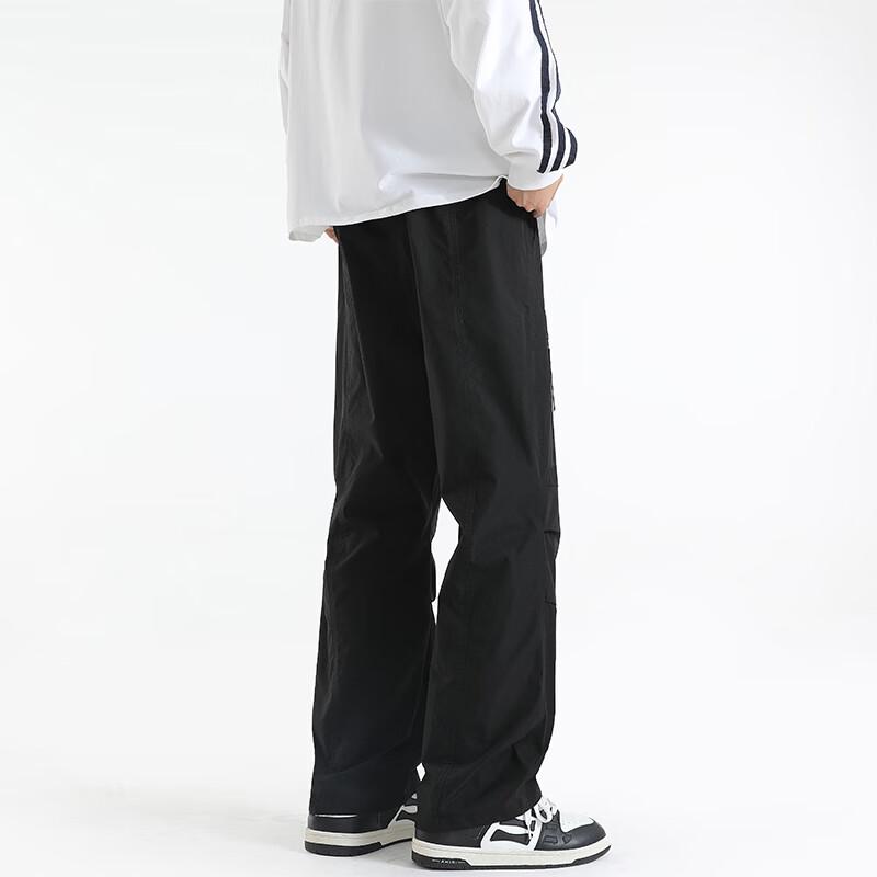 Mao Ren Men's Casual Straight-Leg Workwear Pants