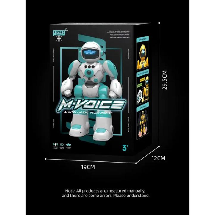 AI Smart RC Robot Toy Talking Dancing Robot (Yellow) Remote Control Programmable