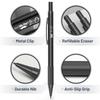 Pen Metal Mechanical Pencil Set with Lead and Eraser 5 and Perfect for Mr. Refills, Sizes, Black 0.3, 0.5, 0.7, 0.9, 2mm. Drawing.
