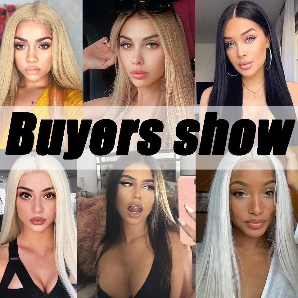 MERISIHAIR Moda feminina longa reta ombre vinho tinto peruca sem franja peruca dianteira do laço de fibra sintética peruca reta para mulher