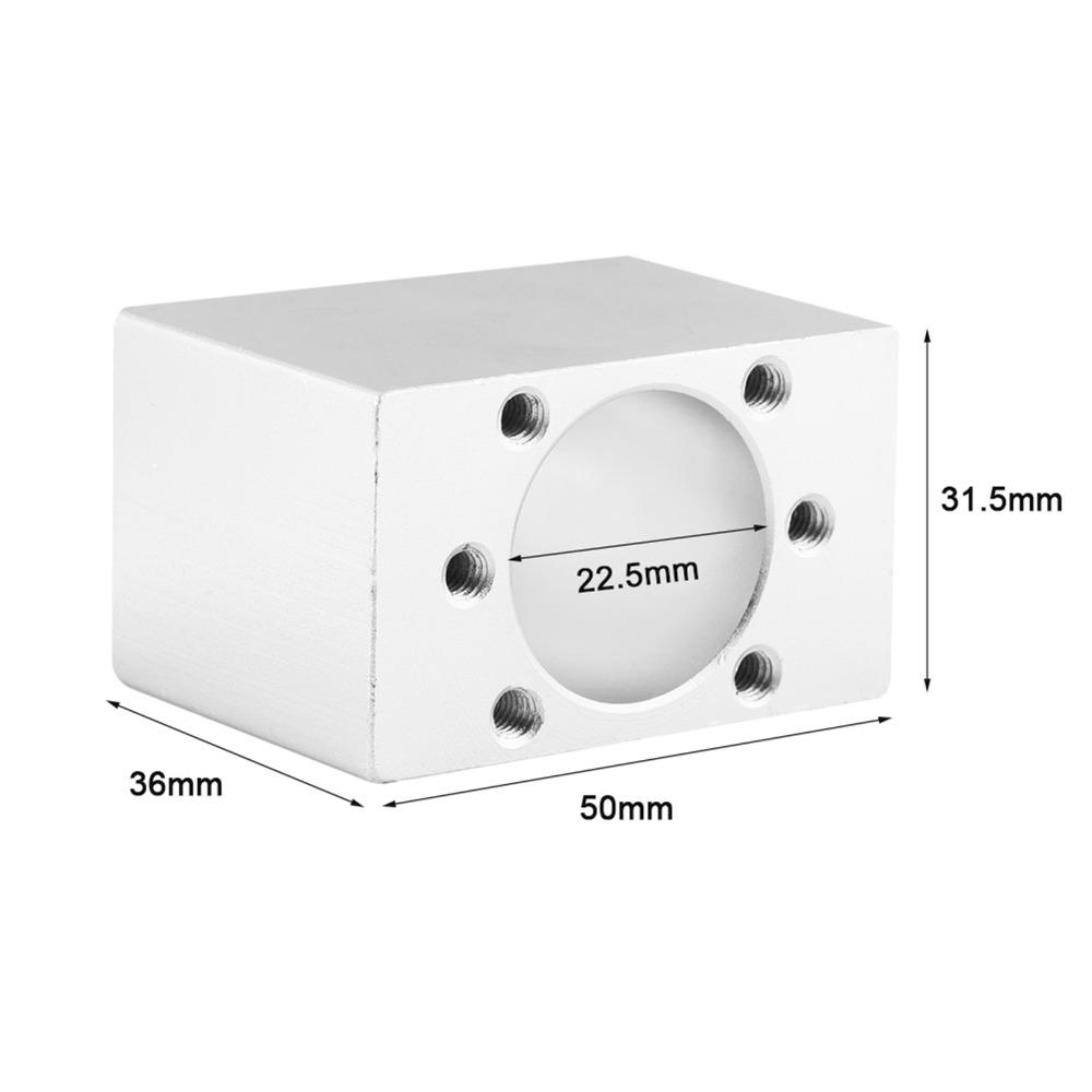 22mm Inner Diameter Ballscrew Nut Housing Aluminum Alloy SFU1204 Ball Screws Mount Bracket DSG12H Holder Base