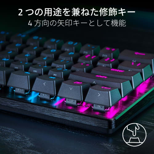 Vybaveno Rapid Trigger Analogovou herní klávesnicí Razer Huntsman V3 Pro Mini JP s nastavitelným ovládáním Optický spínač Tlak tlaku 40G Japonština