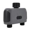 WiFi Irrigation Timer 2 Outlets Adjustable Watering Smart Water Valve Controller with Gateway