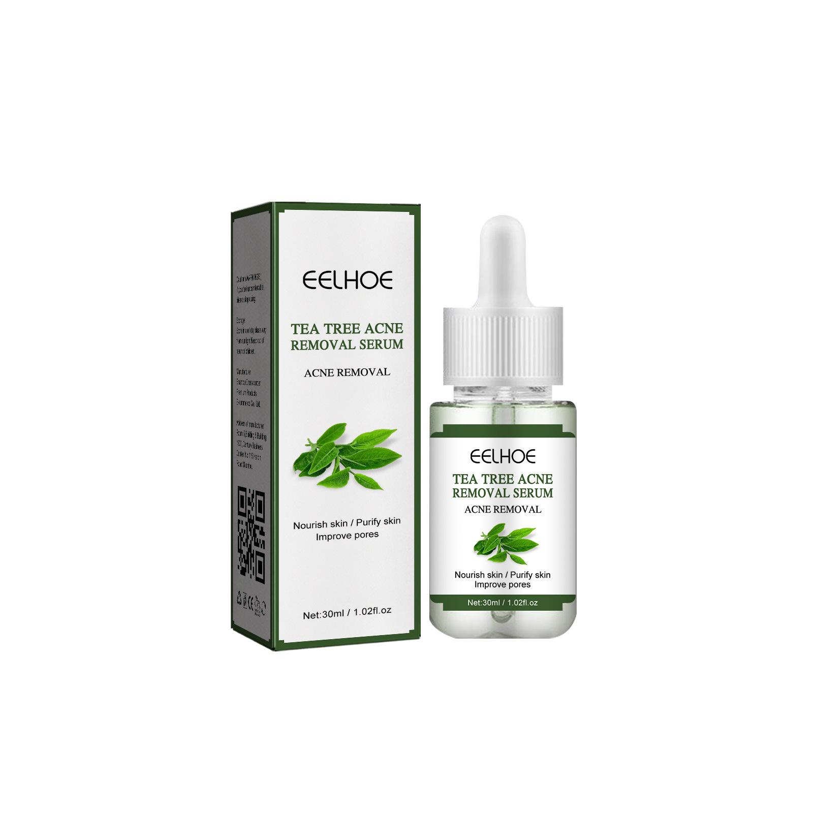 

EELHOE Tea Tree Acne Repair Essence Осветляет следы от прыщей Очищает прыщи Устраняет прыщи Восстанавливает кожу Увлажняющая эссенция 30ml