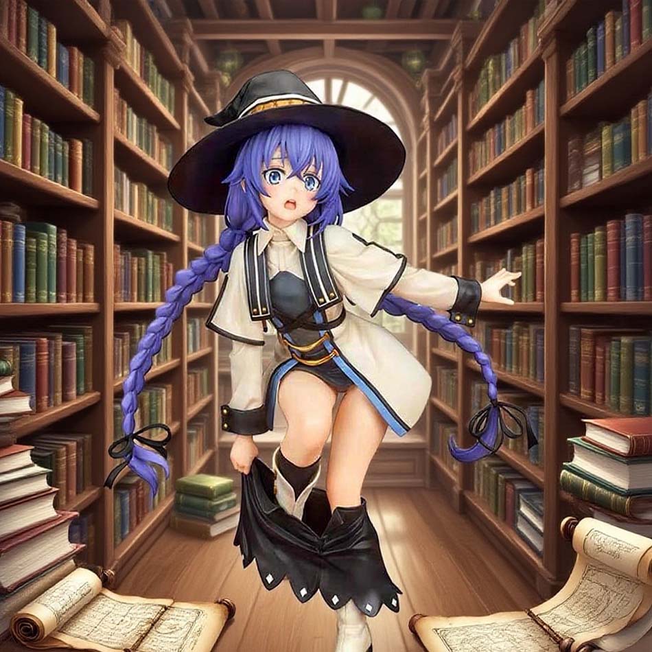 sold Magician Roxy Migurdia 25cm Action Figure Mushoku Tensei: Jobless Reincarnation PVC Anime Figure Statue Collection Toys