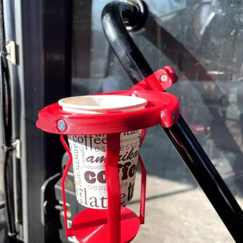 No Spill Gyroscopic Cup Holder Adjustable Clip Hanging 3D Motorcycle Drink Holder Multifunctional Self Leveling Cup Holder Clamp