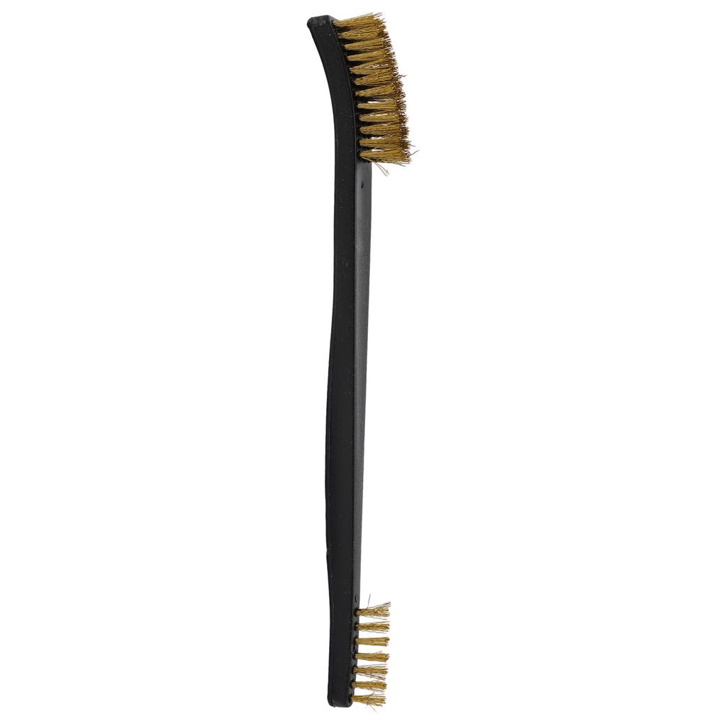 Wire Brushes Double Head Gold Plastic Stainless Steel