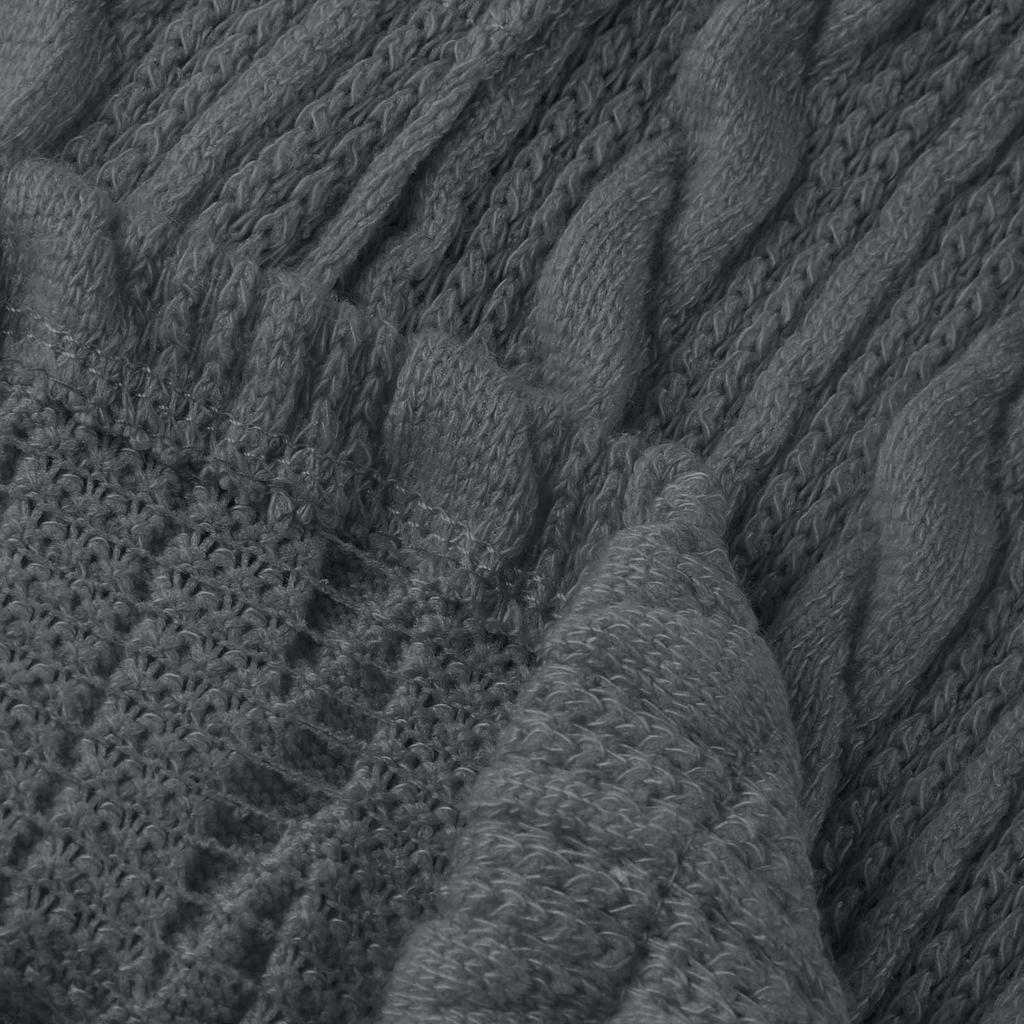 Ženy Ležérní Pletený Knoflík Dlouhý rukáv Kašmír Silný teplý svetřík s kapucí