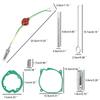 Glühkerzen-Reparatursatz 12V 2KW 5KW Luft-Diesel-Standheizung Reparaturteile Auto LKW Boot Ausbau Werkzeug Wartungskit