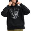 COACH Sweatshirts Men's Black Hooded Moderate Regular CBV70-A0R