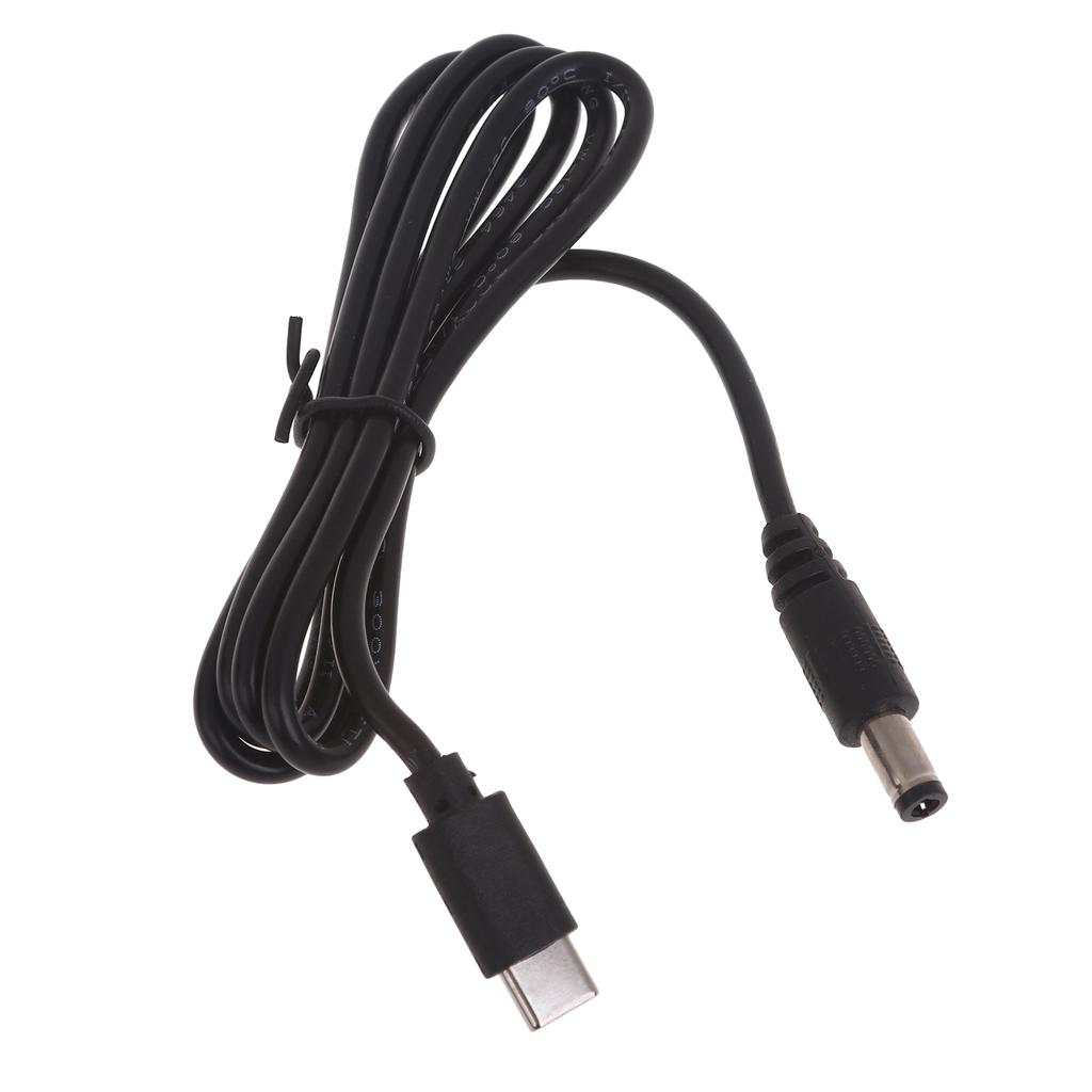 Type-C Male To 5521mm Male Charging Cable DC9/12/15/20V Power Supply Adapter Cord Converter Connector Wire 100cm