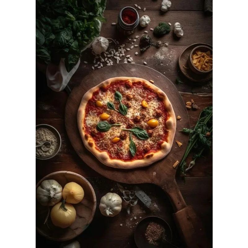 Juicy Hamburger Dessert Food Food Print Canvas Painting Wall Picture for Kitchen Room Modern Restaurant Bar Home Decor Poster