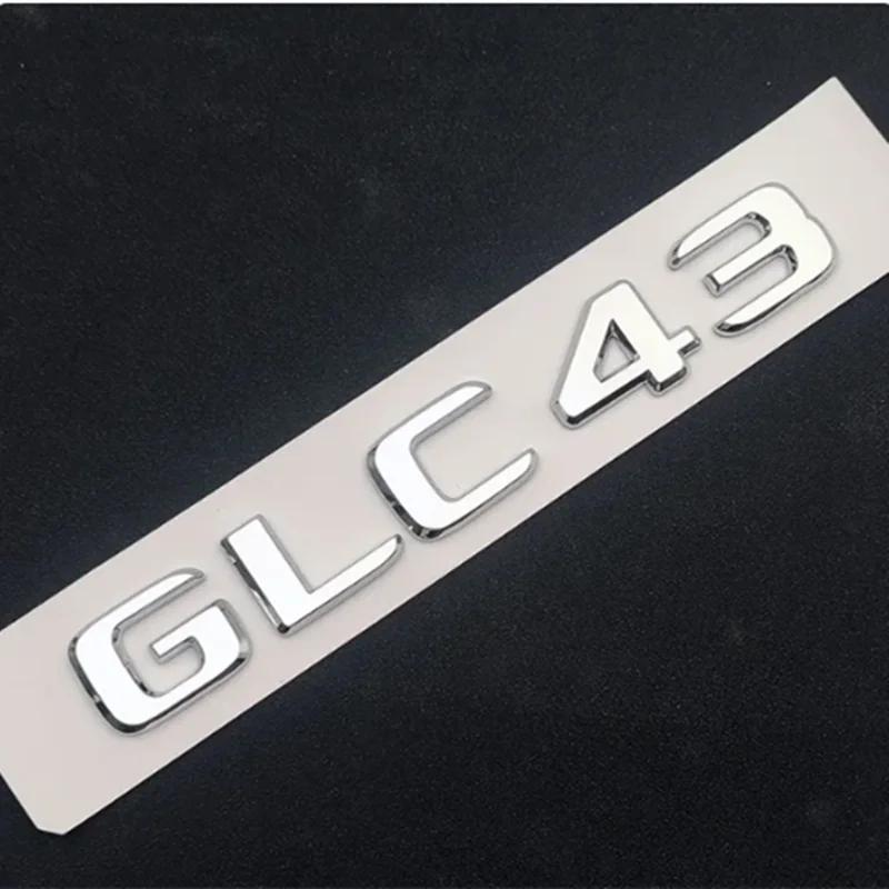 3D ABS Car Trunk Badge BITURBO 4MATIC Emblem Logo For Mercedes C43 W205 W204 E43 W213 W212 GLE43 X253 GLC43 W167 Accessories